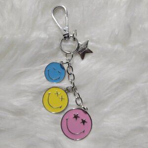 Smiley World Keychain